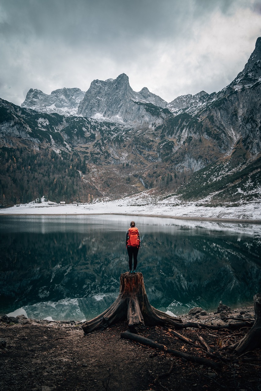 Woman by a lake Woman by a lake